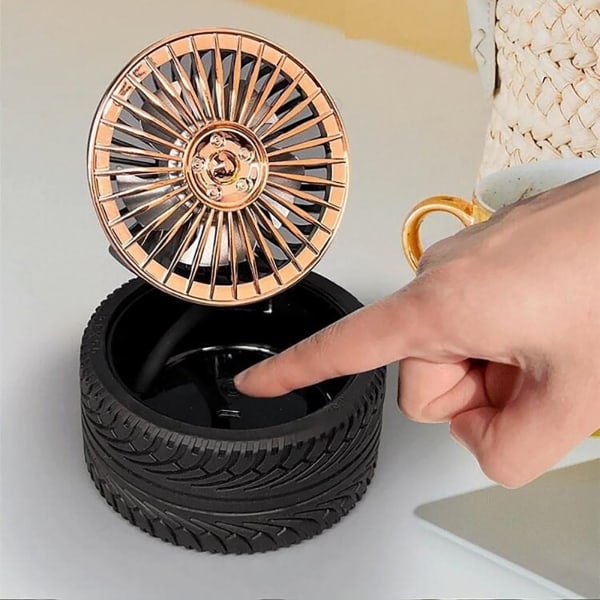 Mini Wheel Design Desk Fan - Portable - Assorted - Single Piece Mini Wheel Design Desk Fan - Portable - Assorted - Single Piece