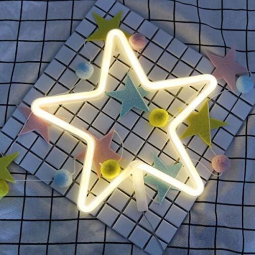 Neon Light - Star - Single Piece